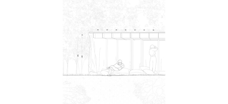 Lo spazio altro, dessin technique